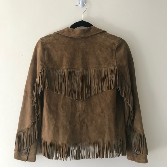 saint laurent fringe jacket